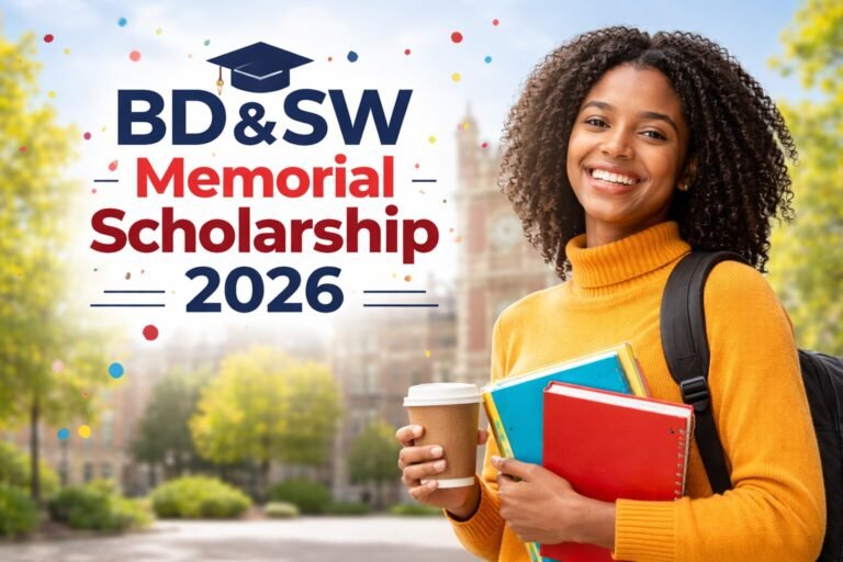APPLY Now For BD&SW Memorial Scholarship 2026