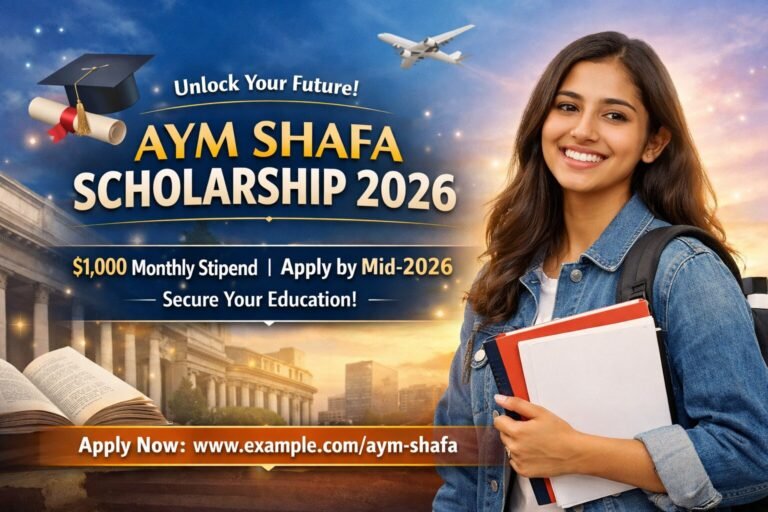 apply now AYM Sha6 for Ambitious Studentsfa Scholarship 2026